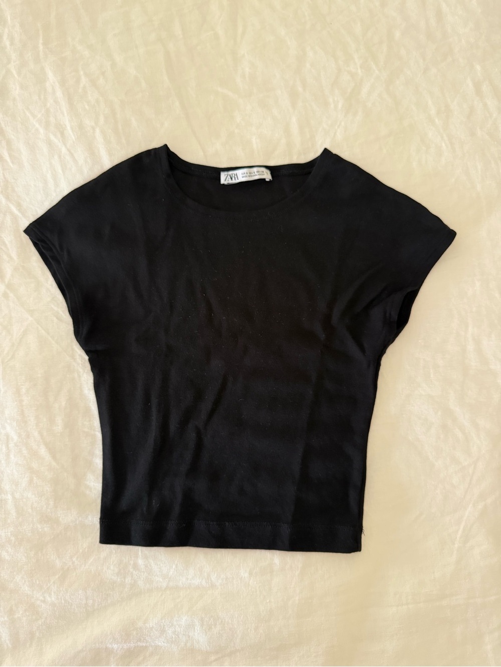 Zara Black Crop Top